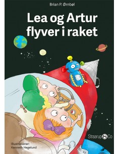 Lea og Artur flyver i raket