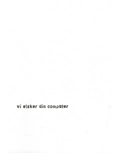 Vi elsker din computer