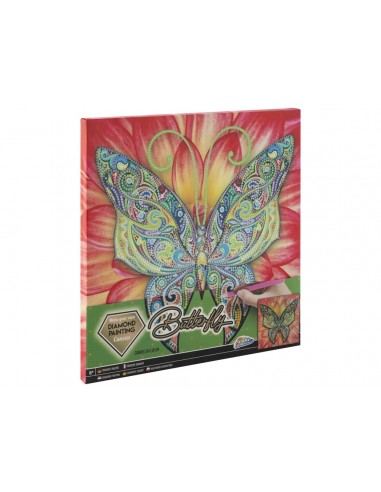 Diamond art på lærred - Sommerfugl,...
