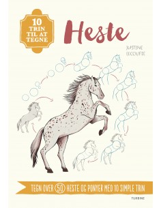 10 trin til at tegne heste