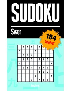 Sudoku - Svær