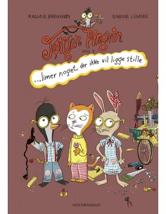 Jørgen Pingvin limer noget,...