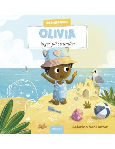 Olivia tager på stranden