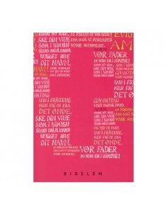 Konfirmandbibel, pink/rød...