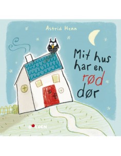 Mit hus har en rød dør