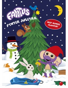 Fantus pynter juletræ