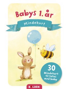 Babys første år - mindekort