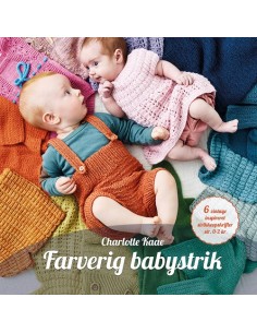 Farverig babystrik