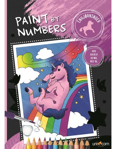 Paint by Numbers Enhjørninger