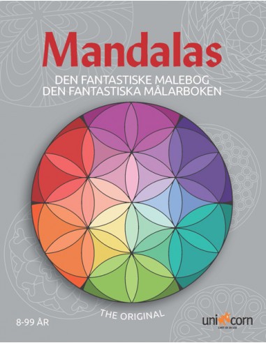 Den Fantastiske Malebog med Mandalas...