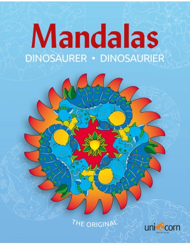Mandalas med Dinosaurer