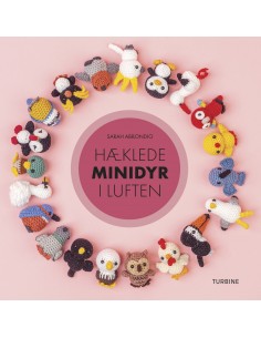 Hæklede minidyr i luften