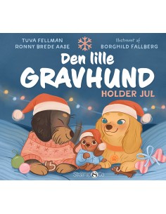 Den lille gravhund holder jul