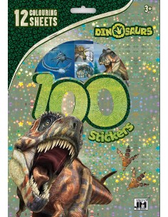 Aktivitets-sæt med dinosaurer