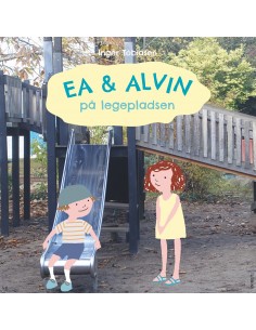 Ea og Alvin på legepladsen