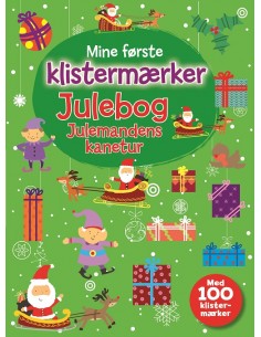 Julebog med klistermærker -...