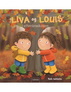 Liva og Louis i efterårsskoven