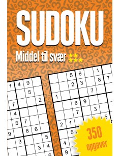Sudoku - middel til svær