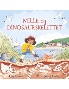Mille og dinosaurskelettet