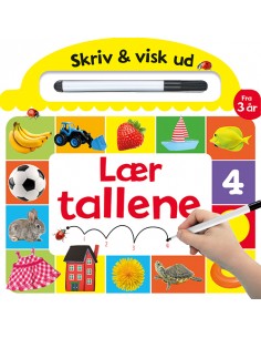 Skriv og visk ud - Lær tallene