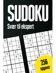 Sudoku - Svær til ekspert,...