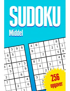 Sudoku - Middel, 256 opgaver