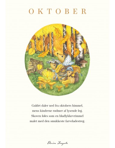 Oktober – Året plakat