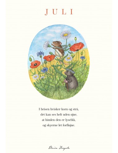 Juli – Året plakat