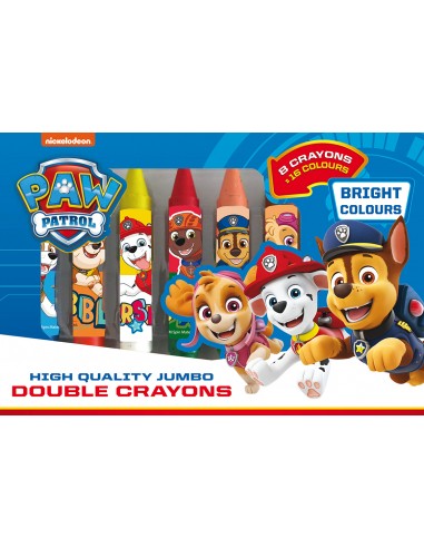 Dobbelte jumbo voksfarver med Paw Patrol