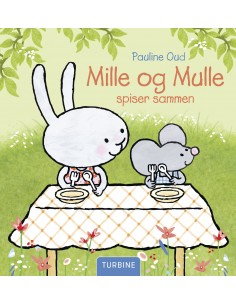 Mille og Mulle spiser sammen