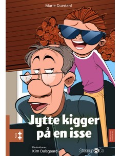 Jytte kigger på en isse