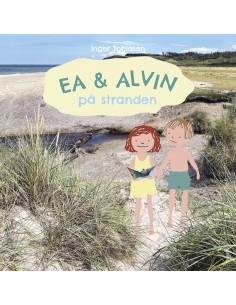 Ea og Alvin på stranden