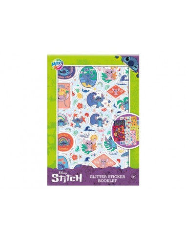 Stitch, klistermærker med glitter Stitch, klistermærker med glitter