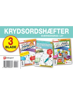 Krydsords samleposer med 3...