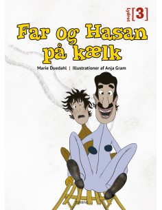 Far og Hasan på kælk
