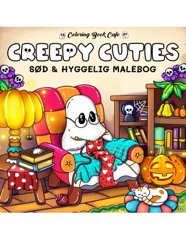 Malebog: Creepy Cuties - Cozy Coloring