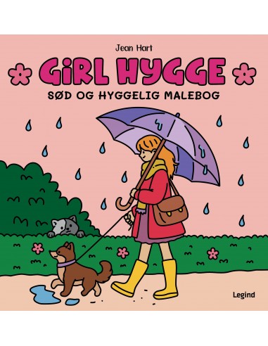 Malebog: Girl Hygge - Cozy Coloring