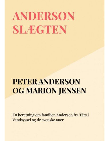 ANDERSON SLÆGTEN