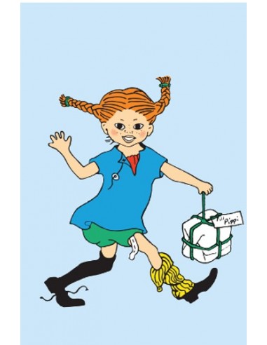 Pippi Langstrømpe - Lykønskningskort...