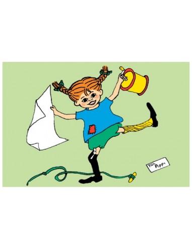 Pippi Langstrømpe - Lykønskningskort...