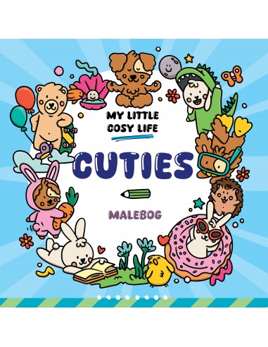 Malebog: Cuties - Cozy Coloring