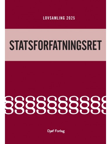 Lovsamling - Statsforfatningsret