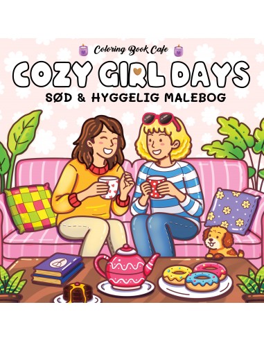 Malebog: Cozy Girl Days - Cozy Coloring