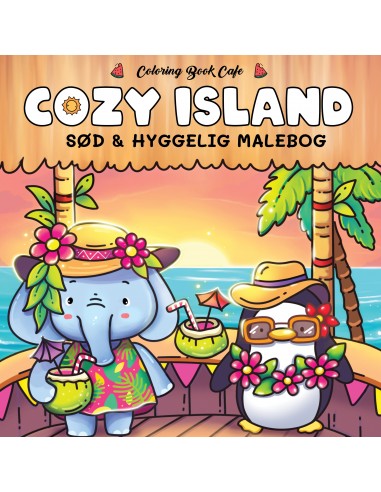 Malebog: Cozy Island - Cozy Coloring