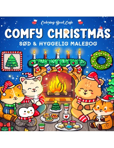 Malebog: Comfy Christmas - Cozy Coloring