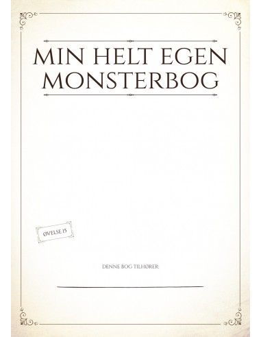 Min helt egen monsterbog Min helt egen monsterbog