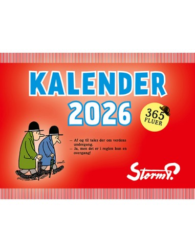 Storm P. - Kalender 2026 - 365 fluer