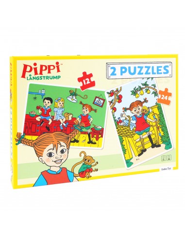 Pippi Langstrømpe -  2 Puslespil