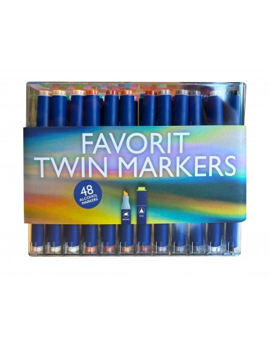 Favorit Twin Markers, Dual 2-i-1...
