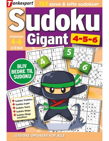 Sudoku GIGANT 4,5,6
